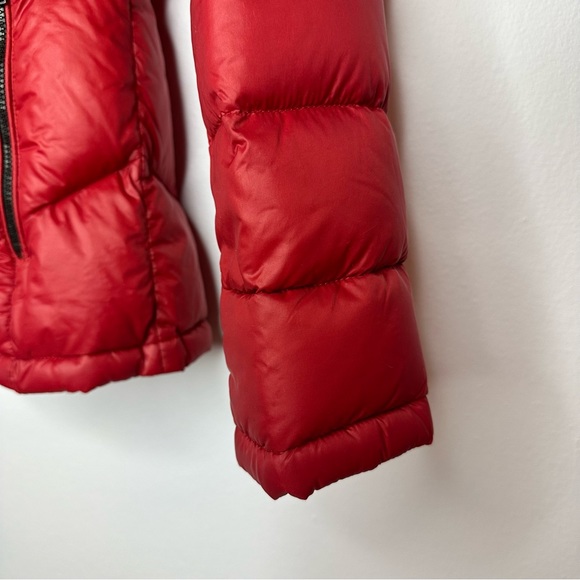 Calvin Klein Duck Down Lightweight Quilted Red Jacket Packable - Picture 8 of 8